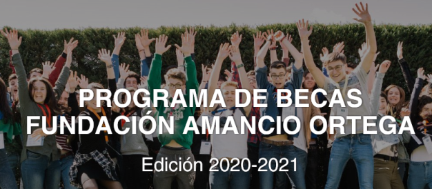 Resultado de imagen de Programa de BecasFundación Amancio OrtegaEdición 2020-2021